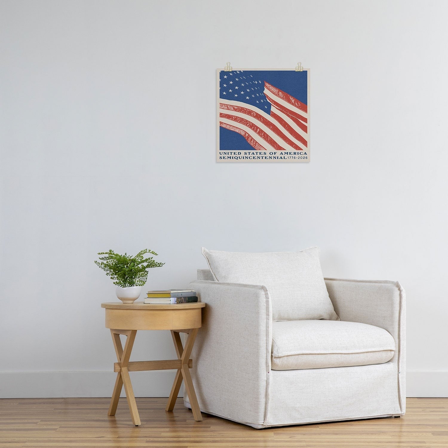 DENY Designs Stars n Stripes Semiquincentennial Art Print