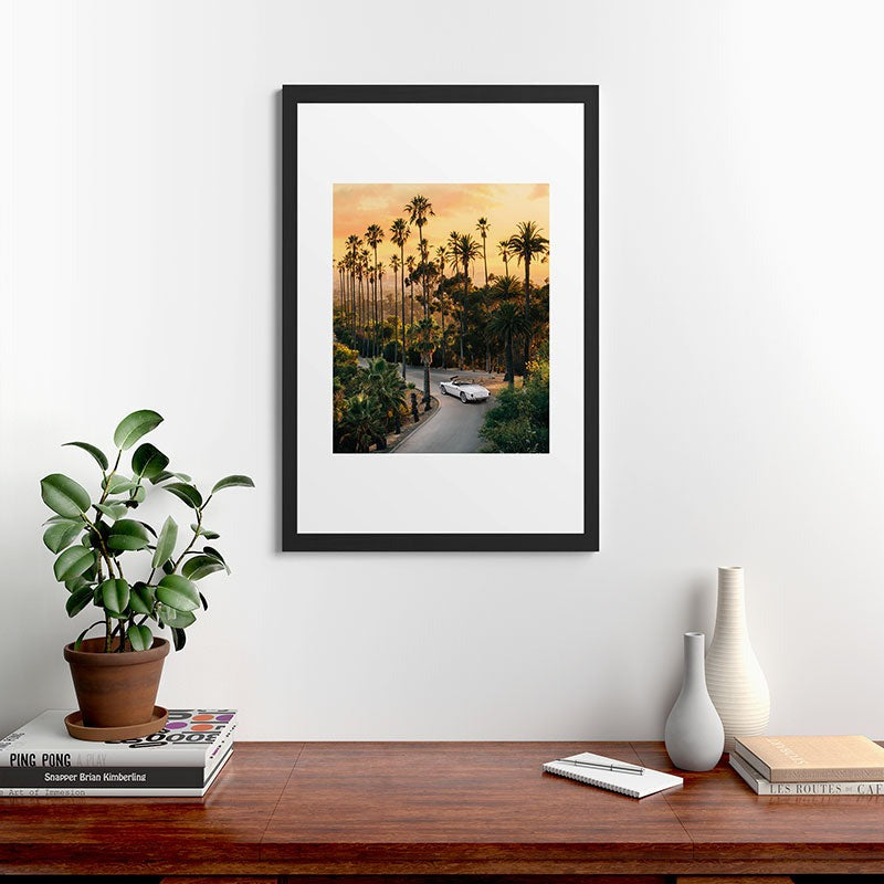 Gal Design Sunset Blvd Framed Art Print
