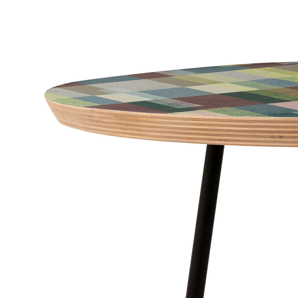 Marta Barragan Camarasa Dynamic Linear Blocks Round Side Table