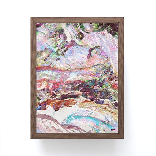 83 Oranges Sequin Haze Framed Mini Art Print