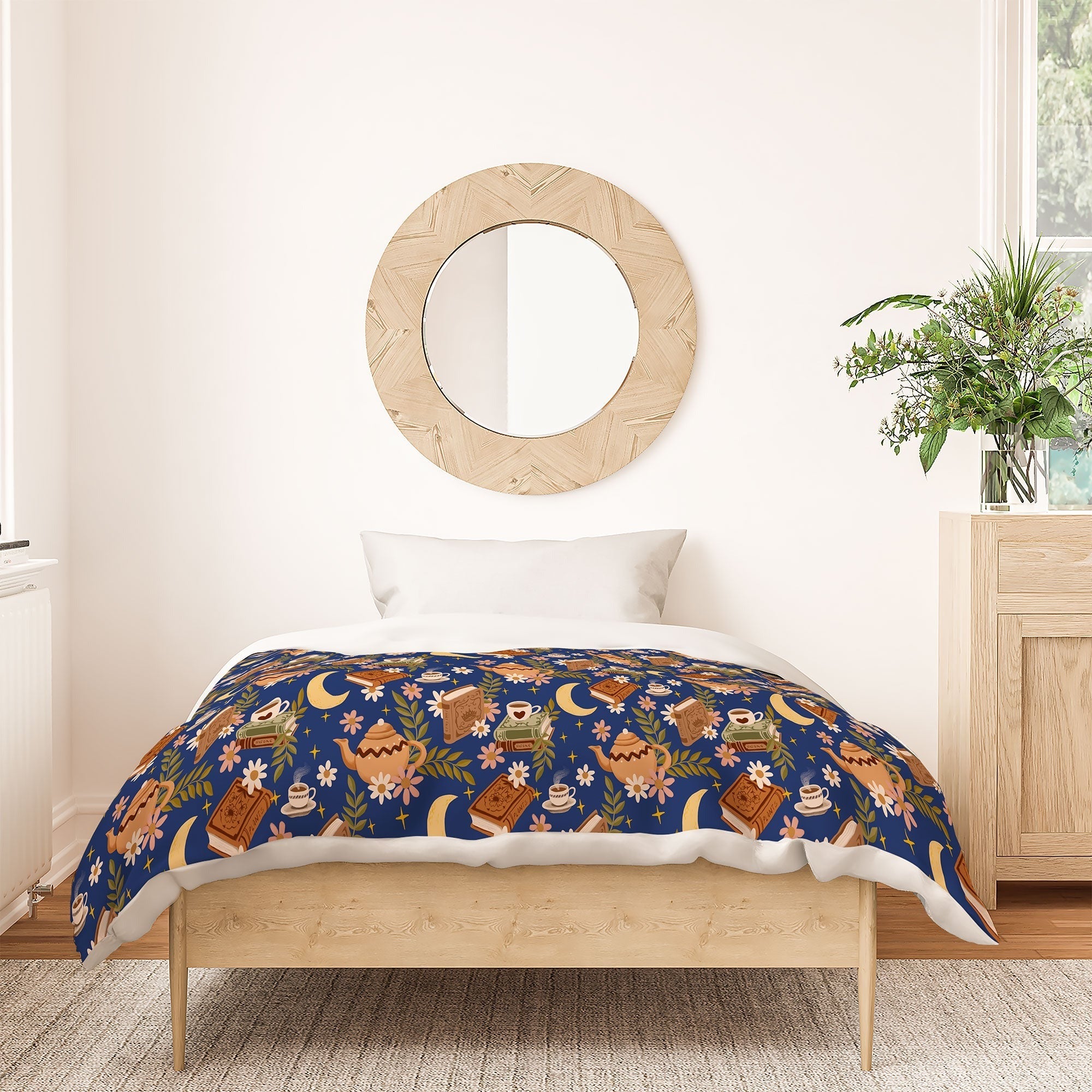 Avenie Moonlit Reading Nook II Duvet Cover
