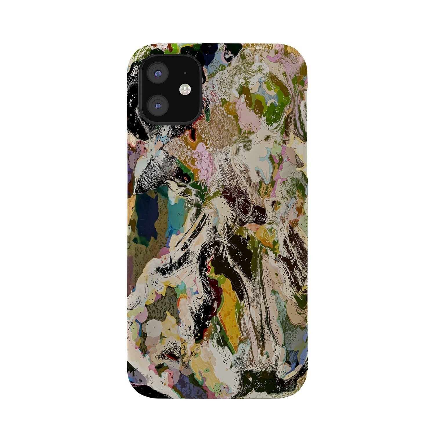 83 Oranges Echoes Beneath the Surface Phone Case