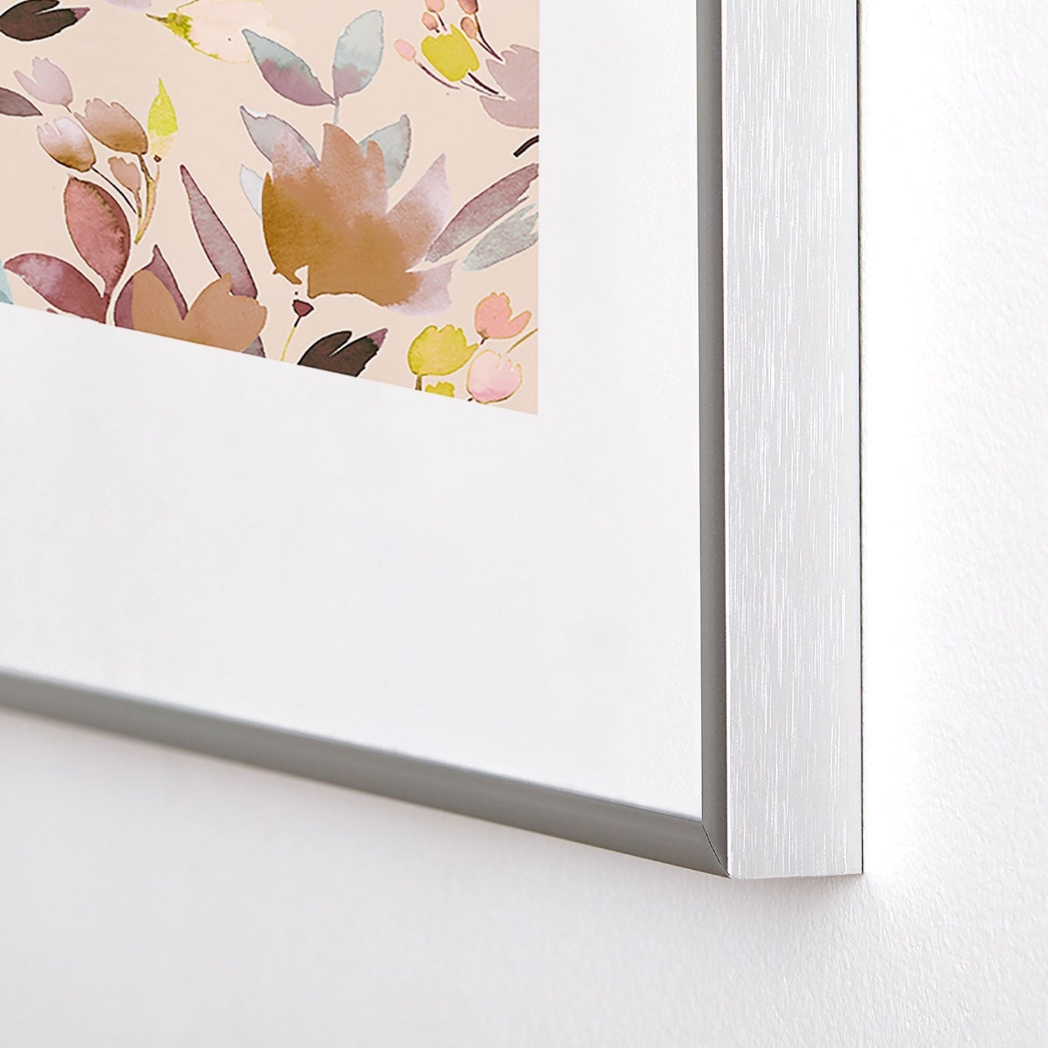 Ninola Design Botanic Retreat Floral Oleander Whimsical Soft Pink Metal Framed Art Print