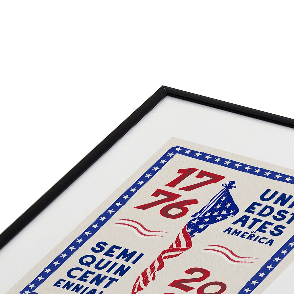 DENY Designs Retro 76 26 Metal Framed Art Print