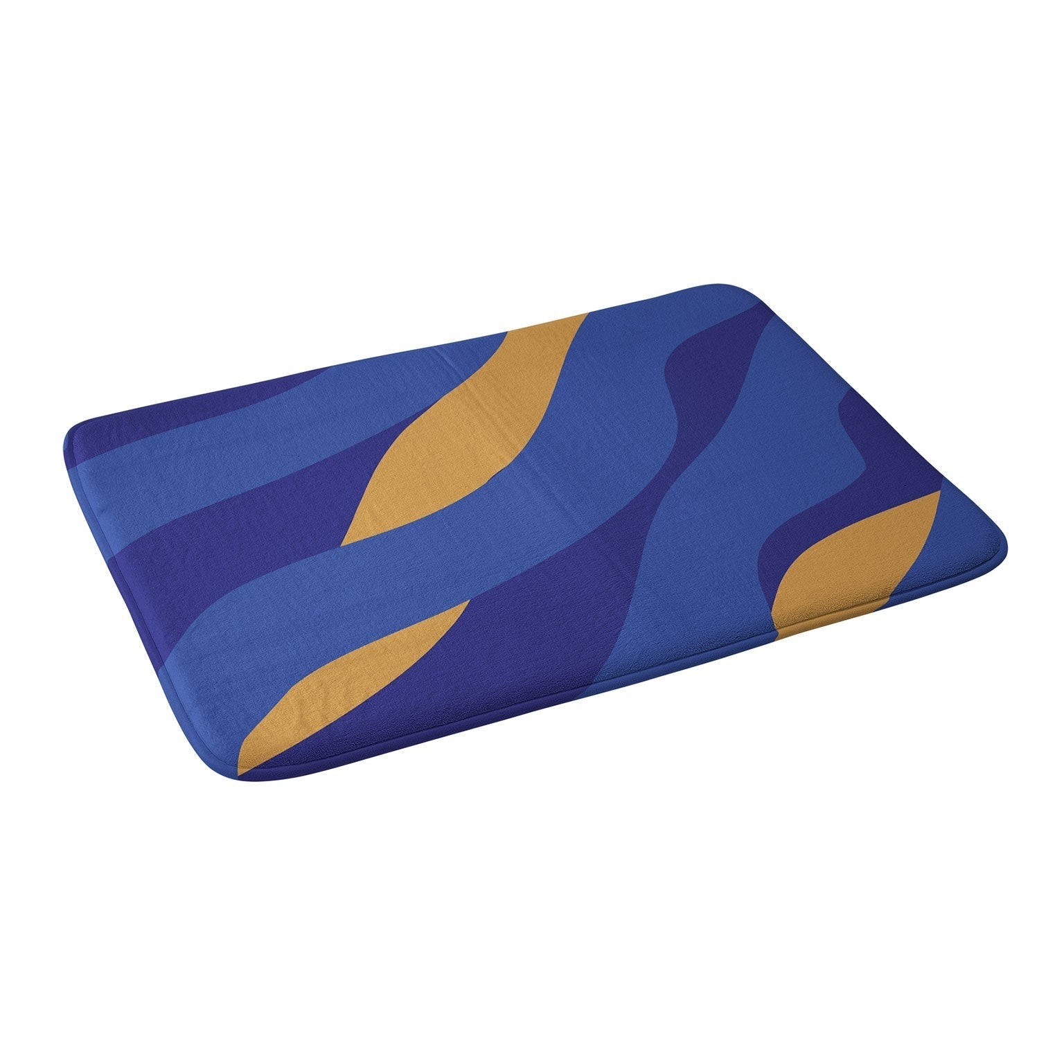 Camilla Foss Pebbles in Stream Memory Foam Bath Mat