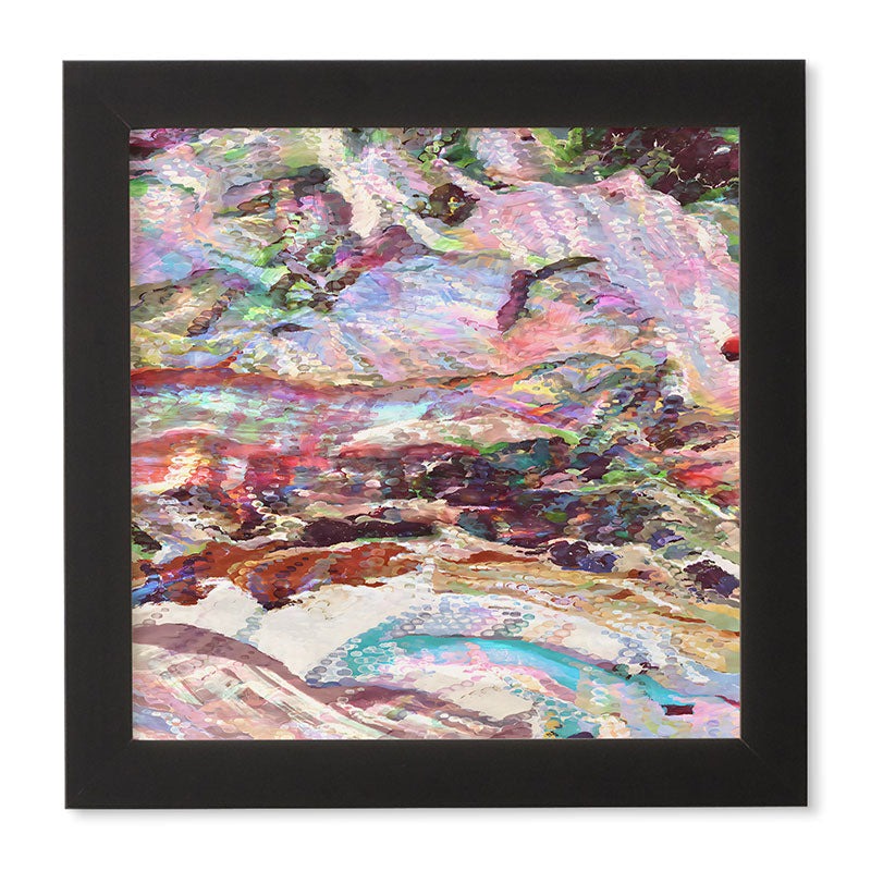 83 Oranges Sequin Haze Framed Wall Art