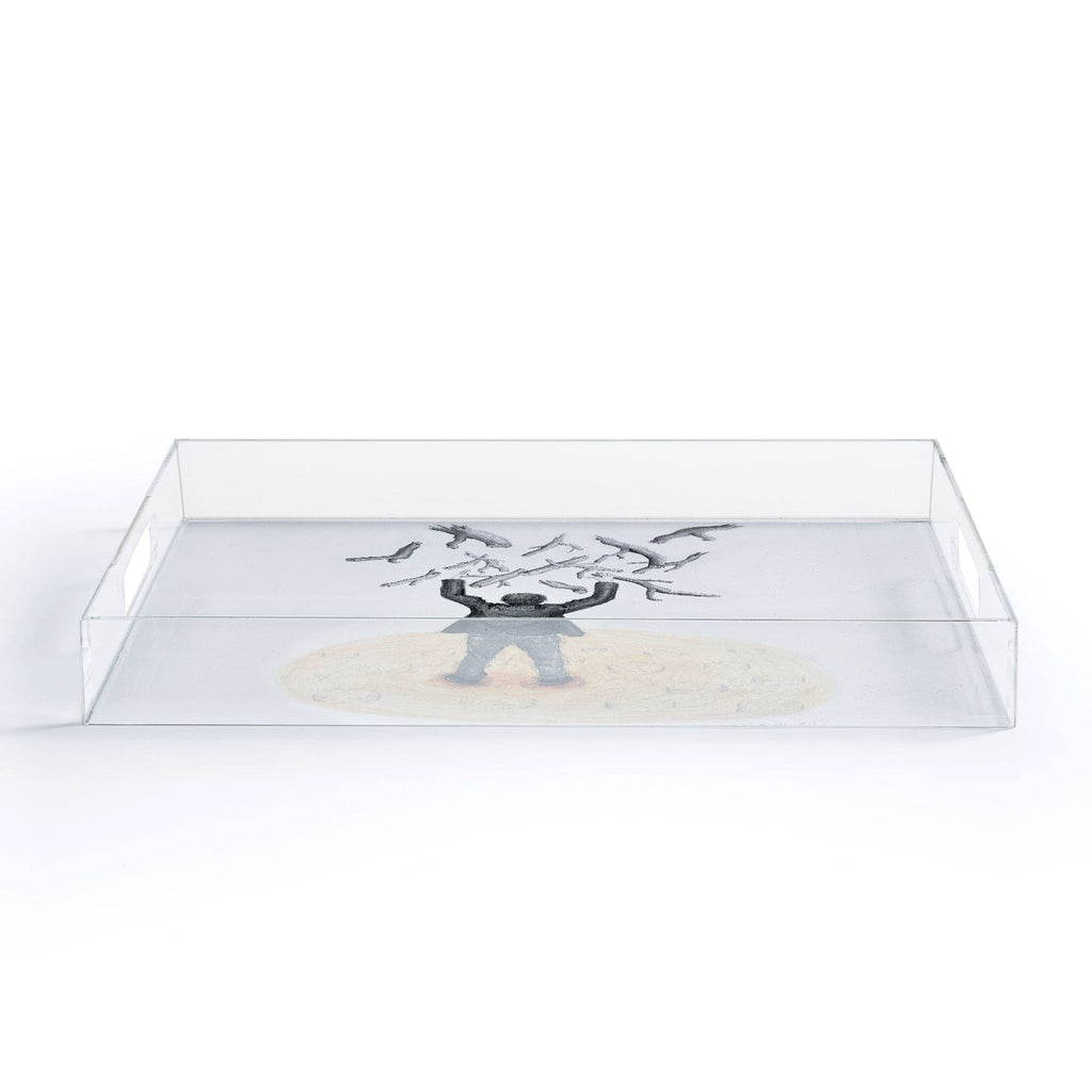 Coco de Paris Wood in the sky Acrylic Tray