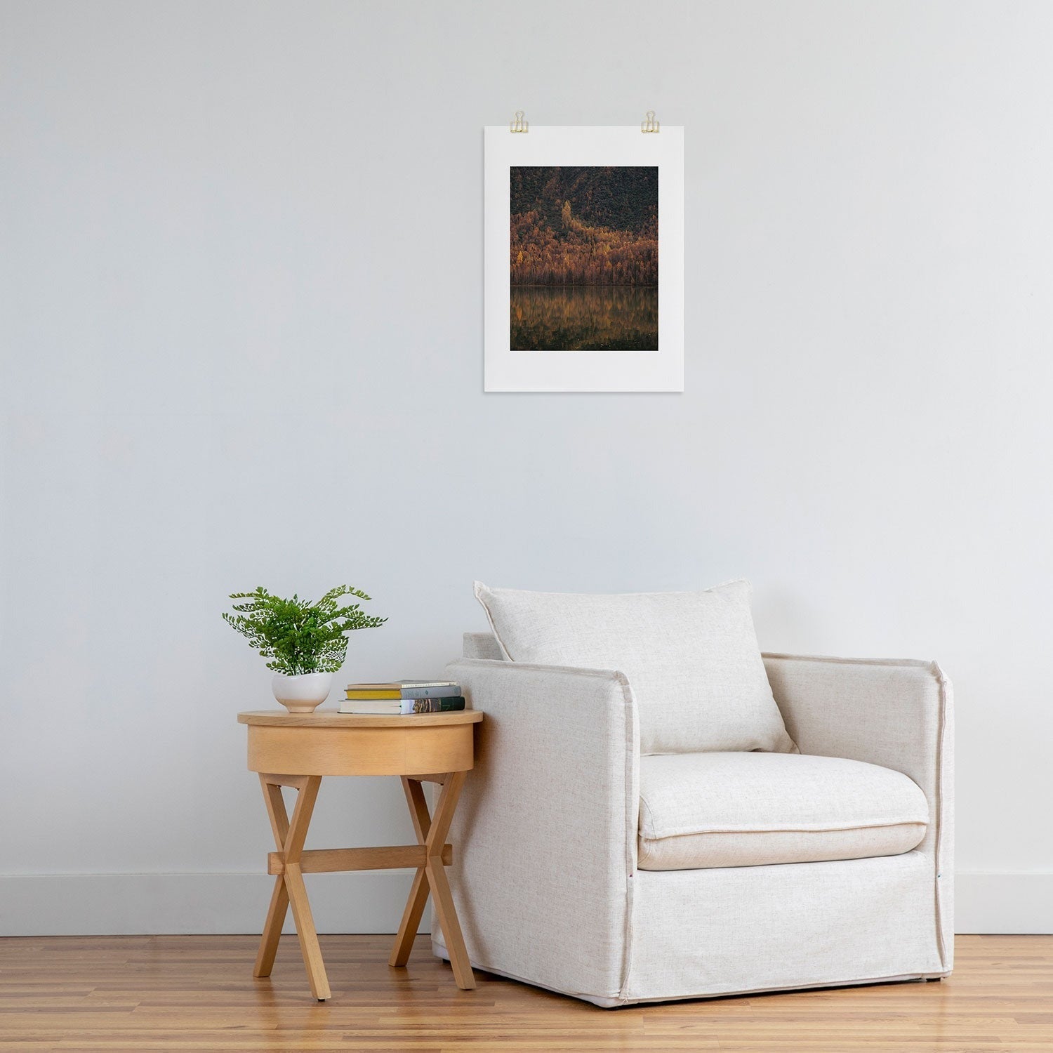 Hannah Kemp Fall Lake Art Print