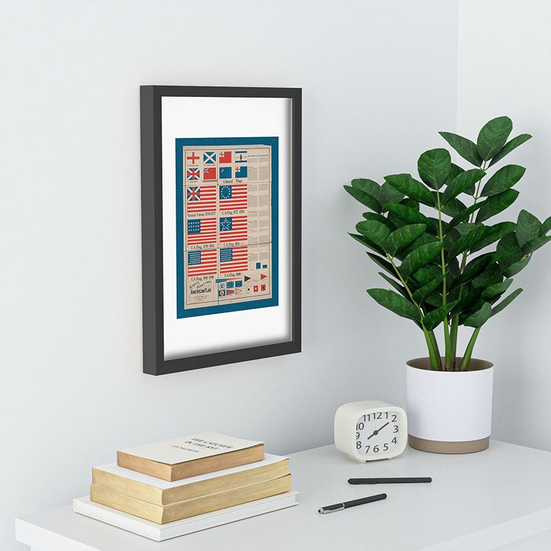 DENY Designs Goff s Evolution of the American Flag Recessed Framing Rectangle