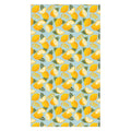 Jessica Molina Lemon Pattern on Sky Blue Tablecloth