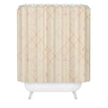 Little Om Starry Web cream Shower Curtain