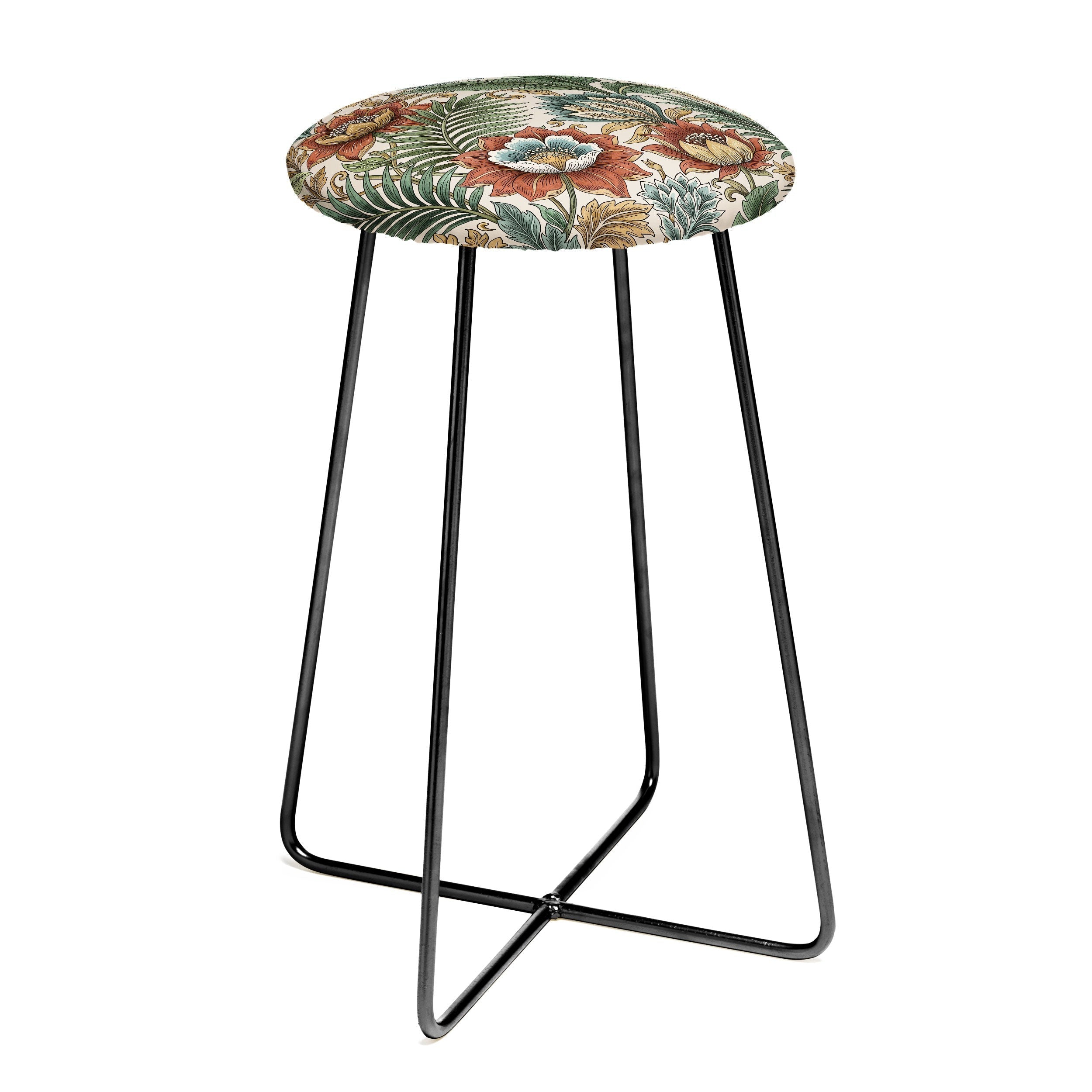 Marta Barragan Camarasa Retro Jungle Garden Counter Stool
