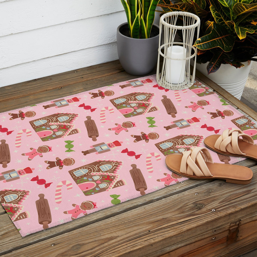 carriecantwell Sweet Christmas Holidays Outdoor Rug