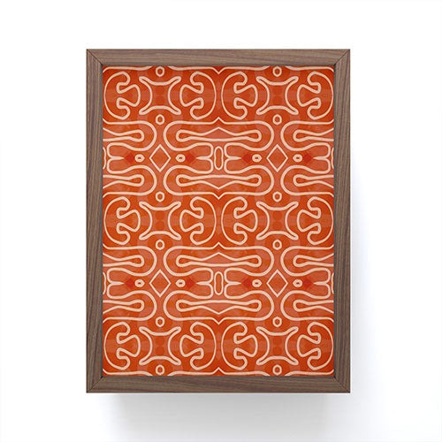 Mirimo Venexiana Burnt Orange Framed Mini Art Print