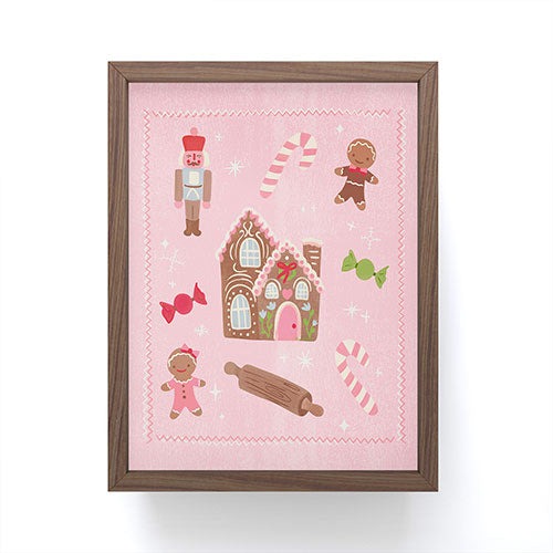 carriecantwell Sweet Christmas Holidays Framed Mini Art Print
