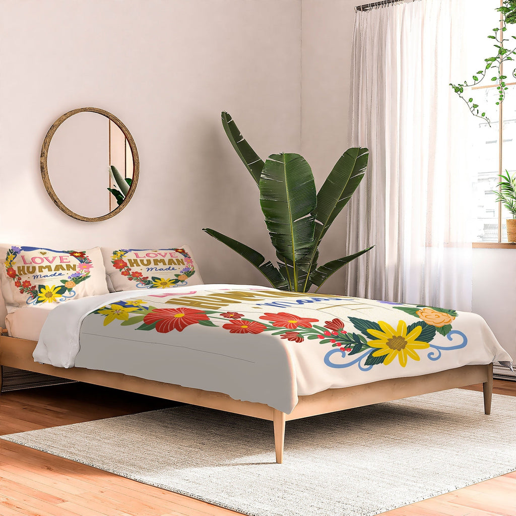 Design by Spark Love Human Made Floral Wreath Comforter