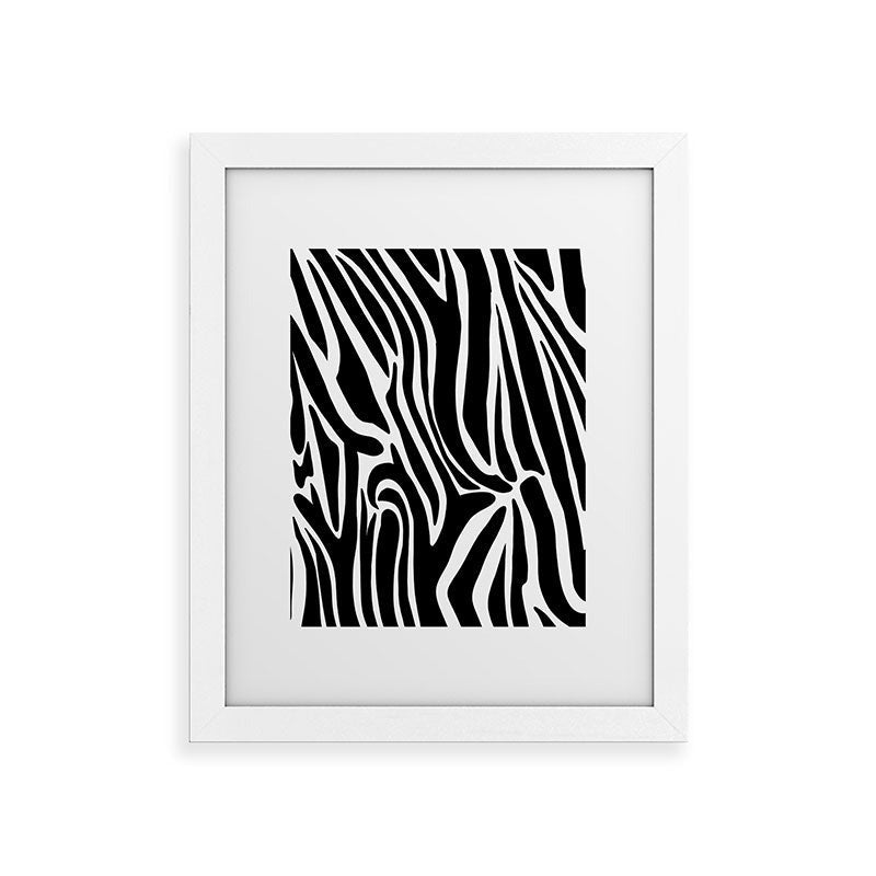 Jennifer Labre Wild Zebra Framed Art Print