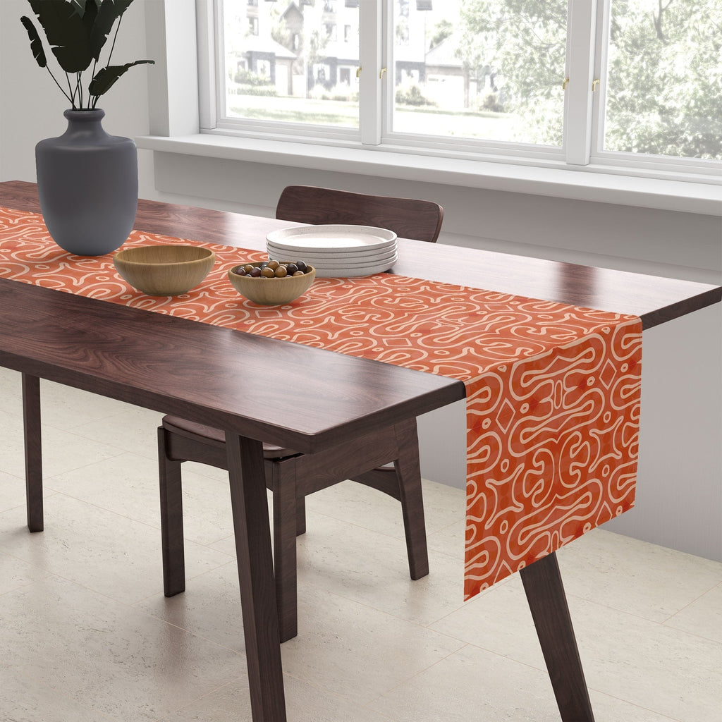Mirimo Venexiana Burnt Orange Table Runner