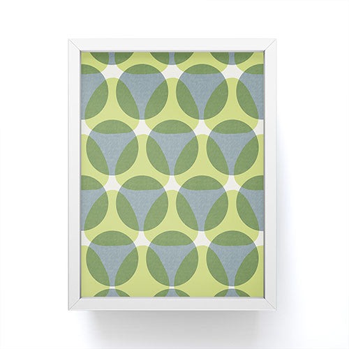 Marta Barragan Camarasa Stylish Retro Circle Framed Mini Art Print