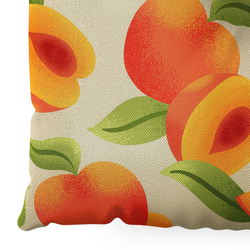 Jessica Molina Peach Pattern Floor Pillow Square