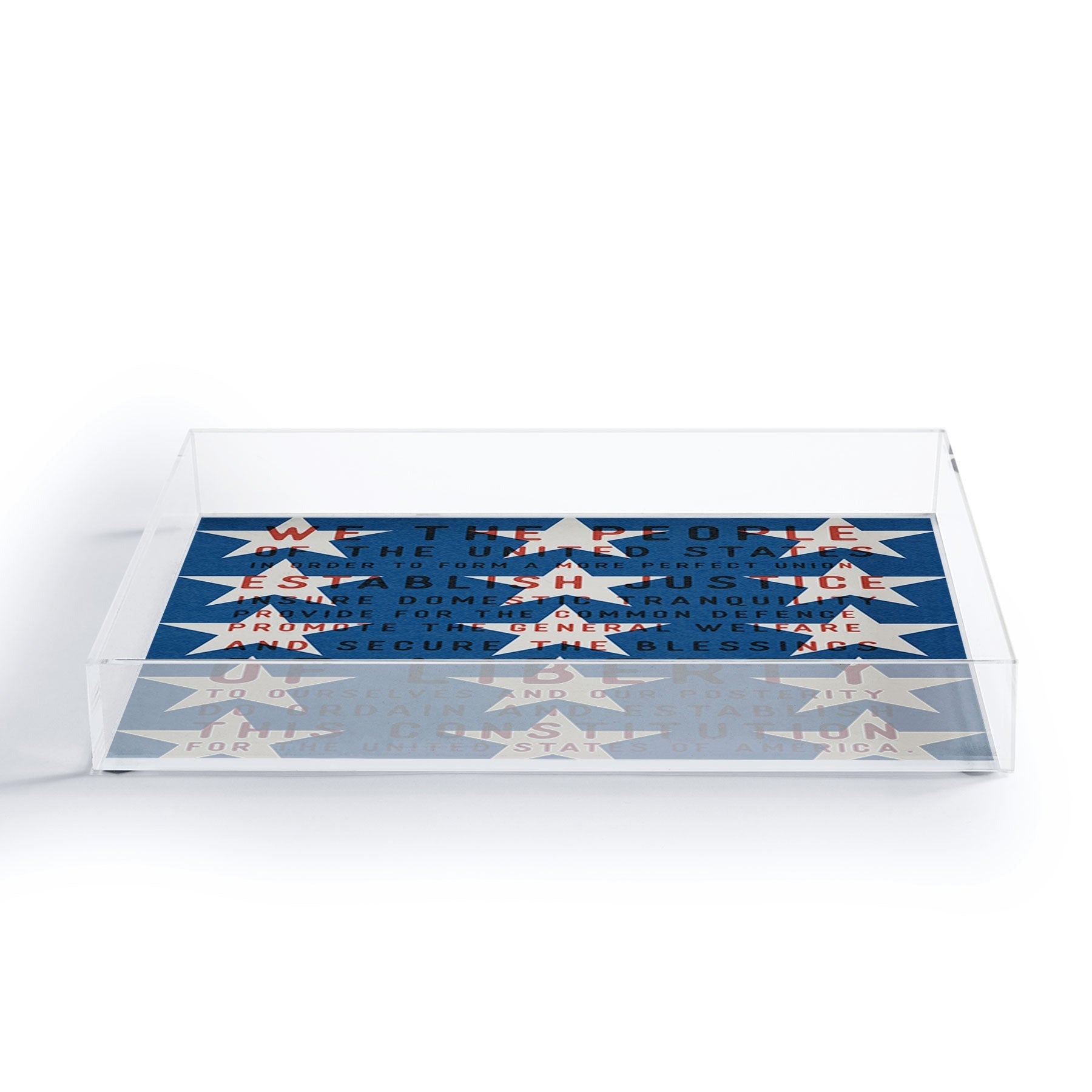 DENY Designs Starred Preamble Acrylic Tray