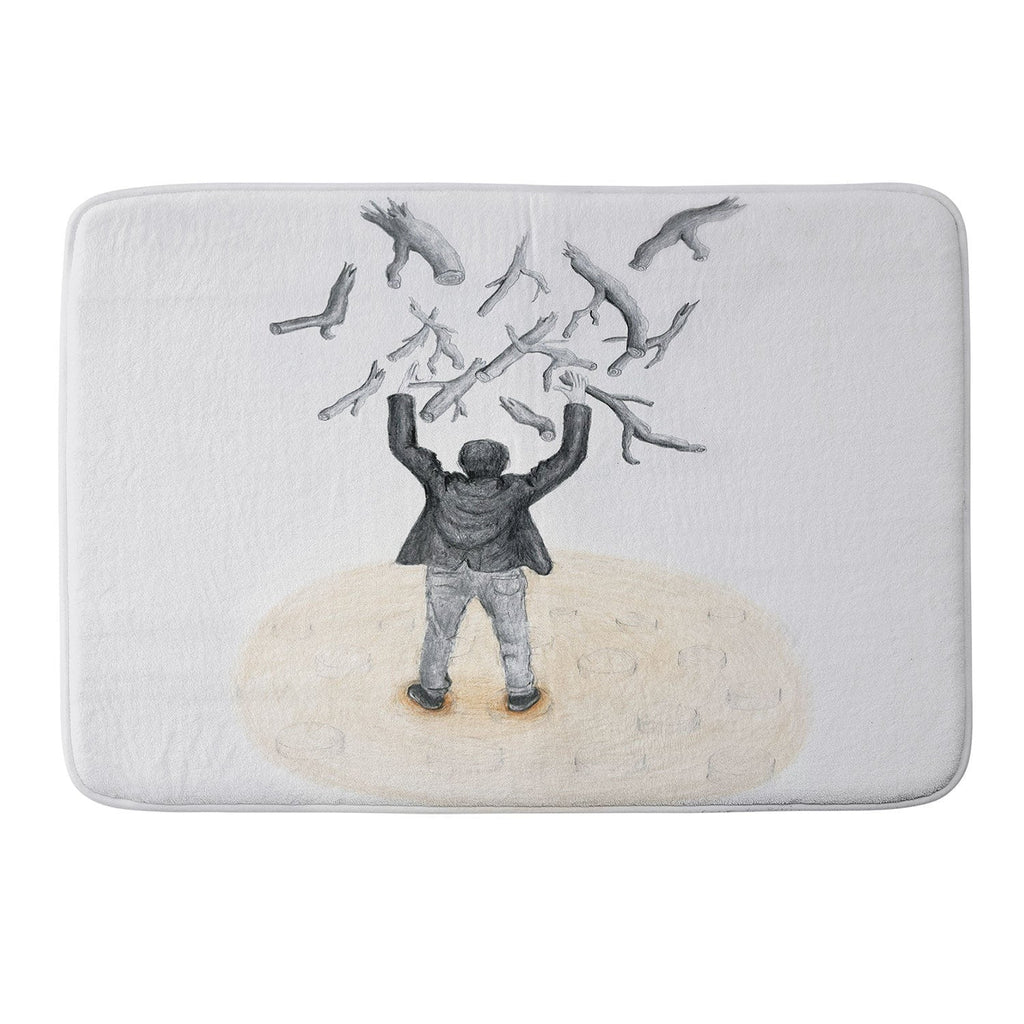 Coco de Paris Wood in the sky Memory Foam Bath Mat