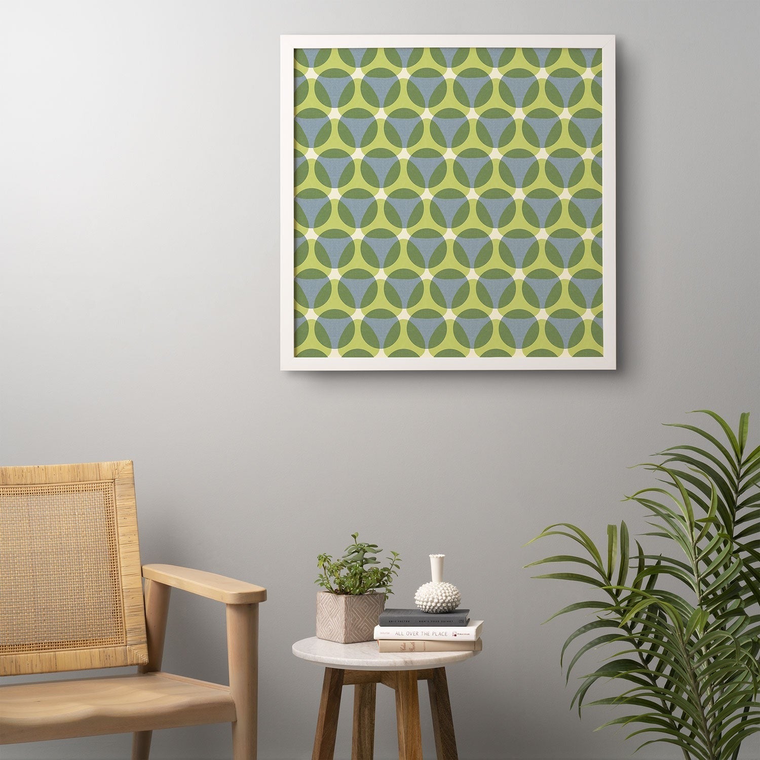 Marta Barragan Camarasa Stylish Retro Circle Framed Wall Art