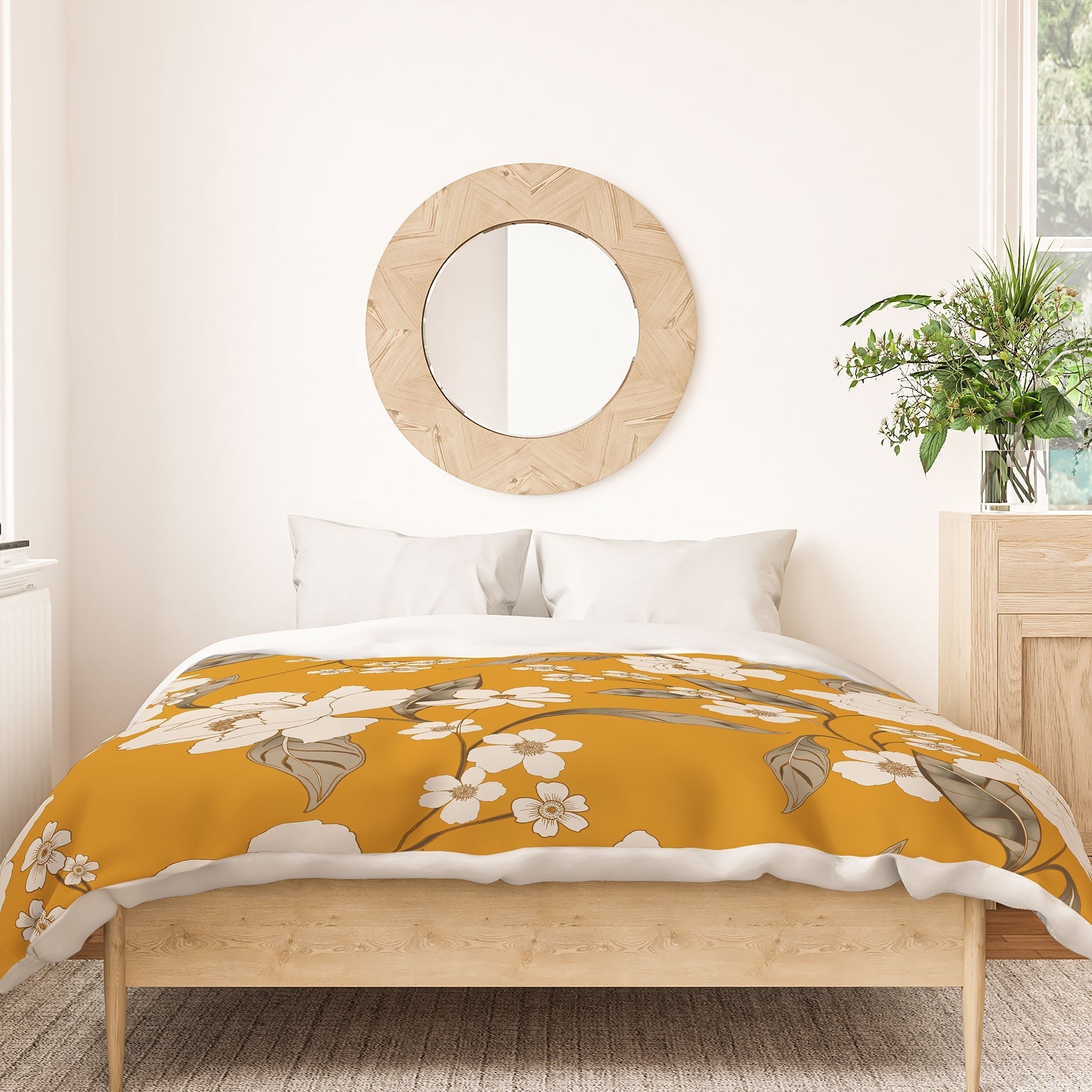 Gabriela Fuente Roberta Sunflower Duvet Cover
