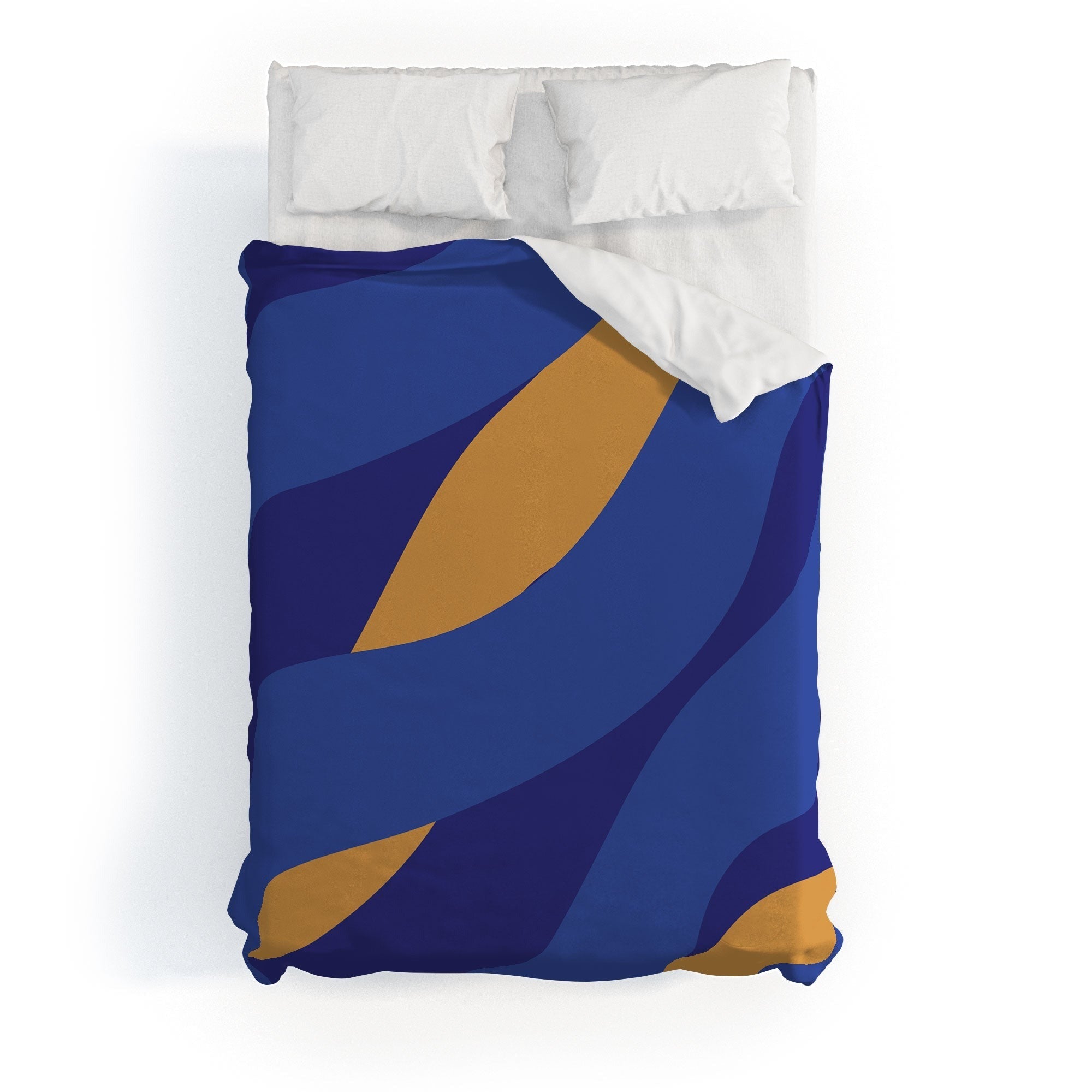 Camilla Foss Pebbles in Stream Duvet Cover