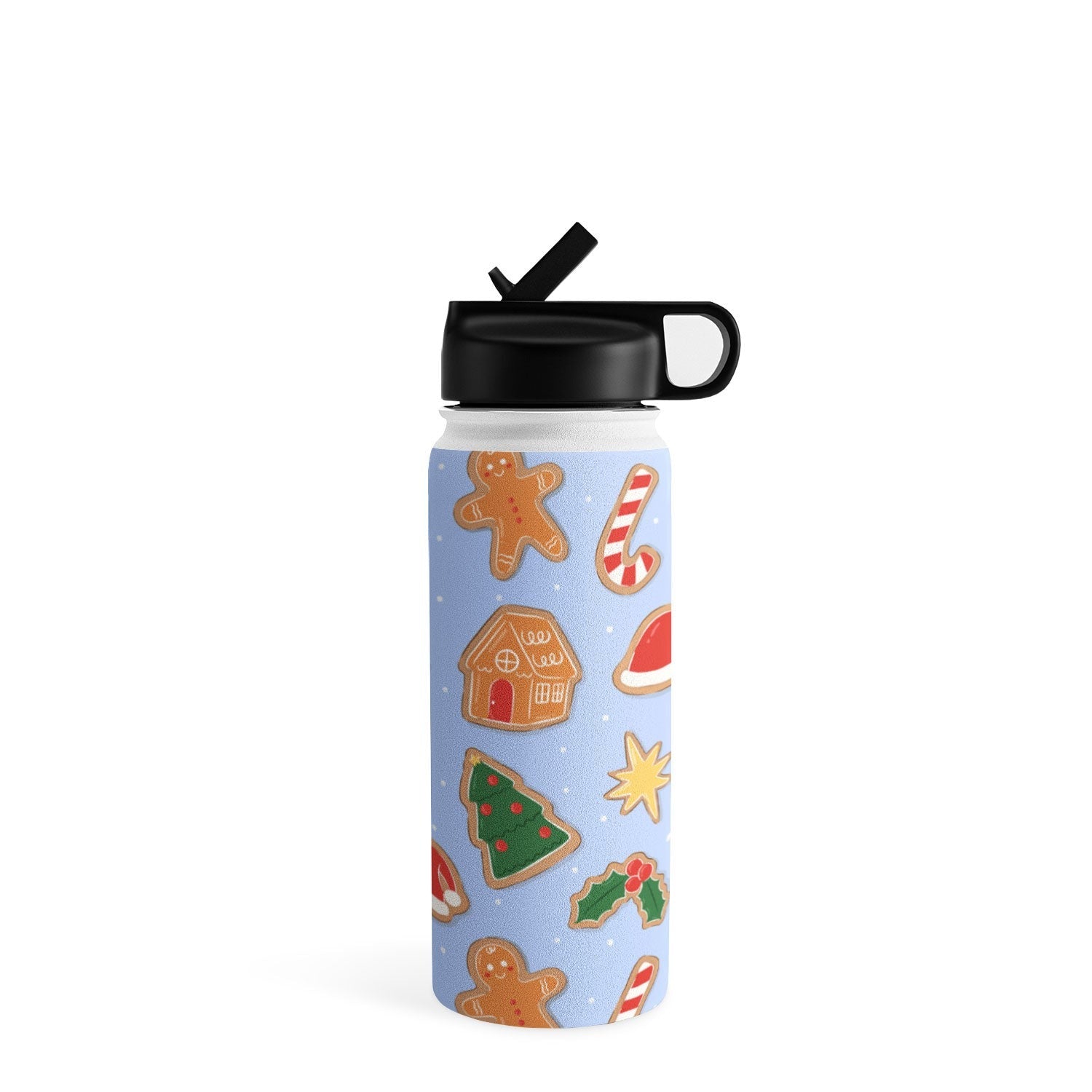 Love_Ryming Christmas Cookies Water Bottle