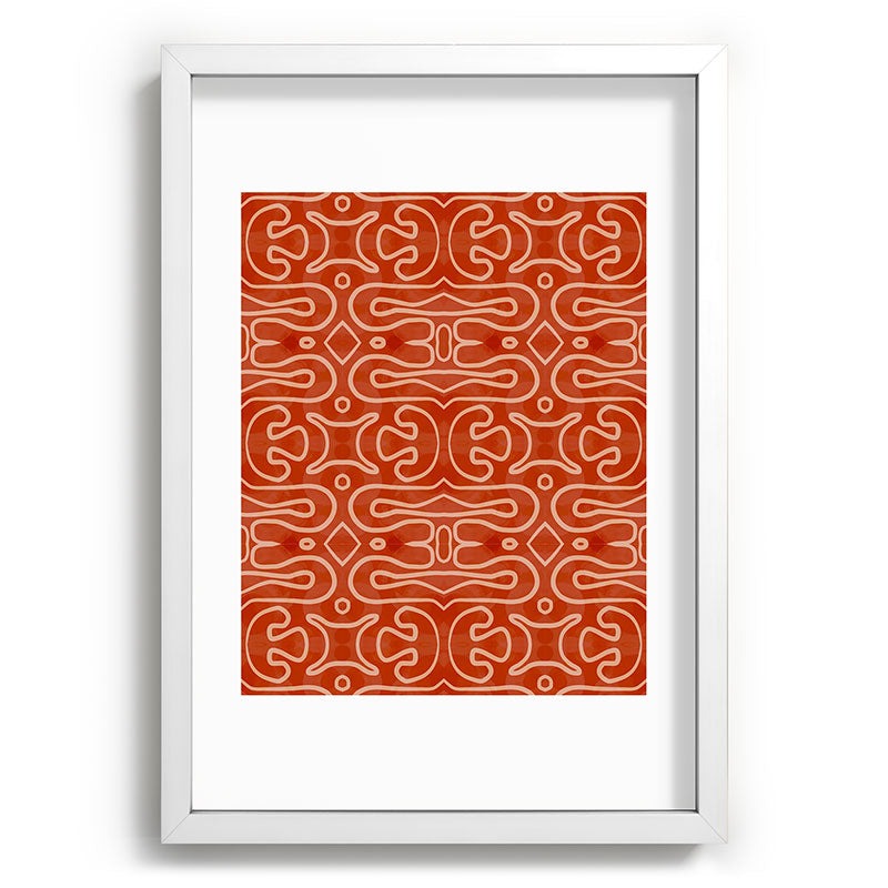 Mirimo Venexiana Burnt Orange Recessed Framing Rectangle