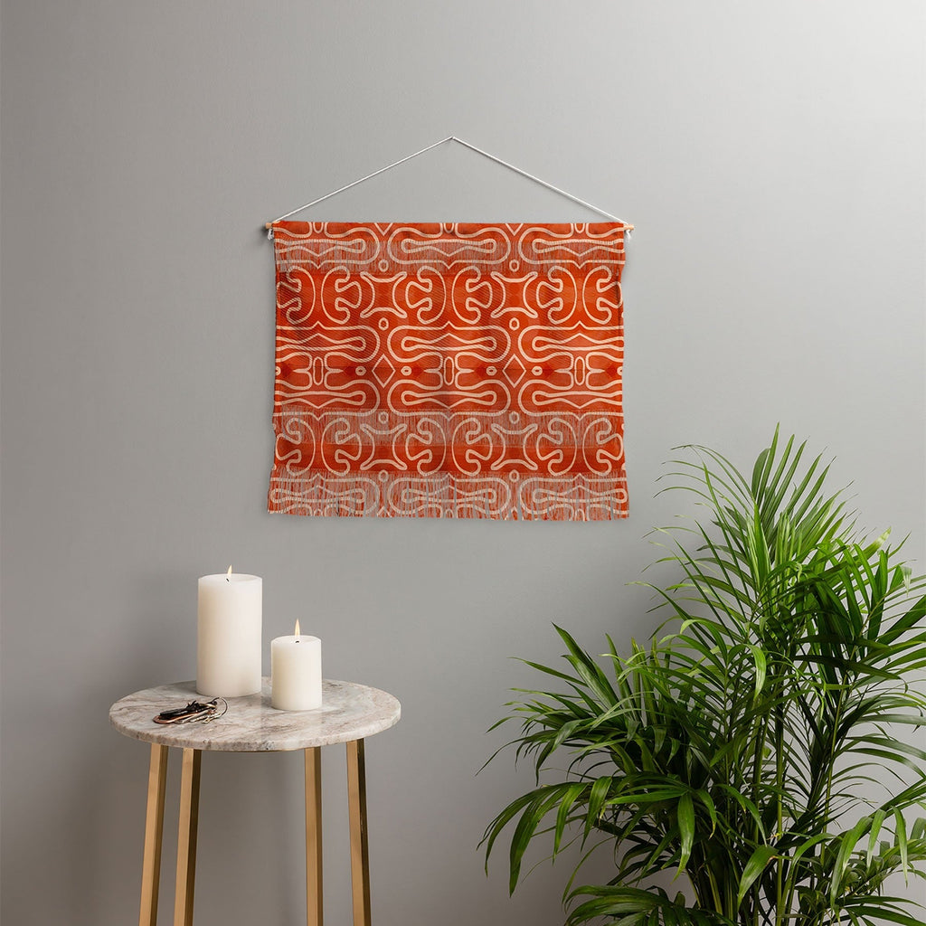 Mirimo Venexiana Burnt Orange Wall Hanging Landscape
