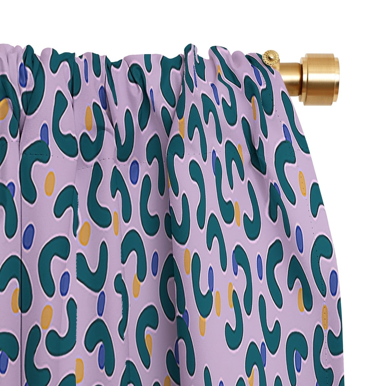 Camilla Foss Pebbles Mix Blackout Window Curtain