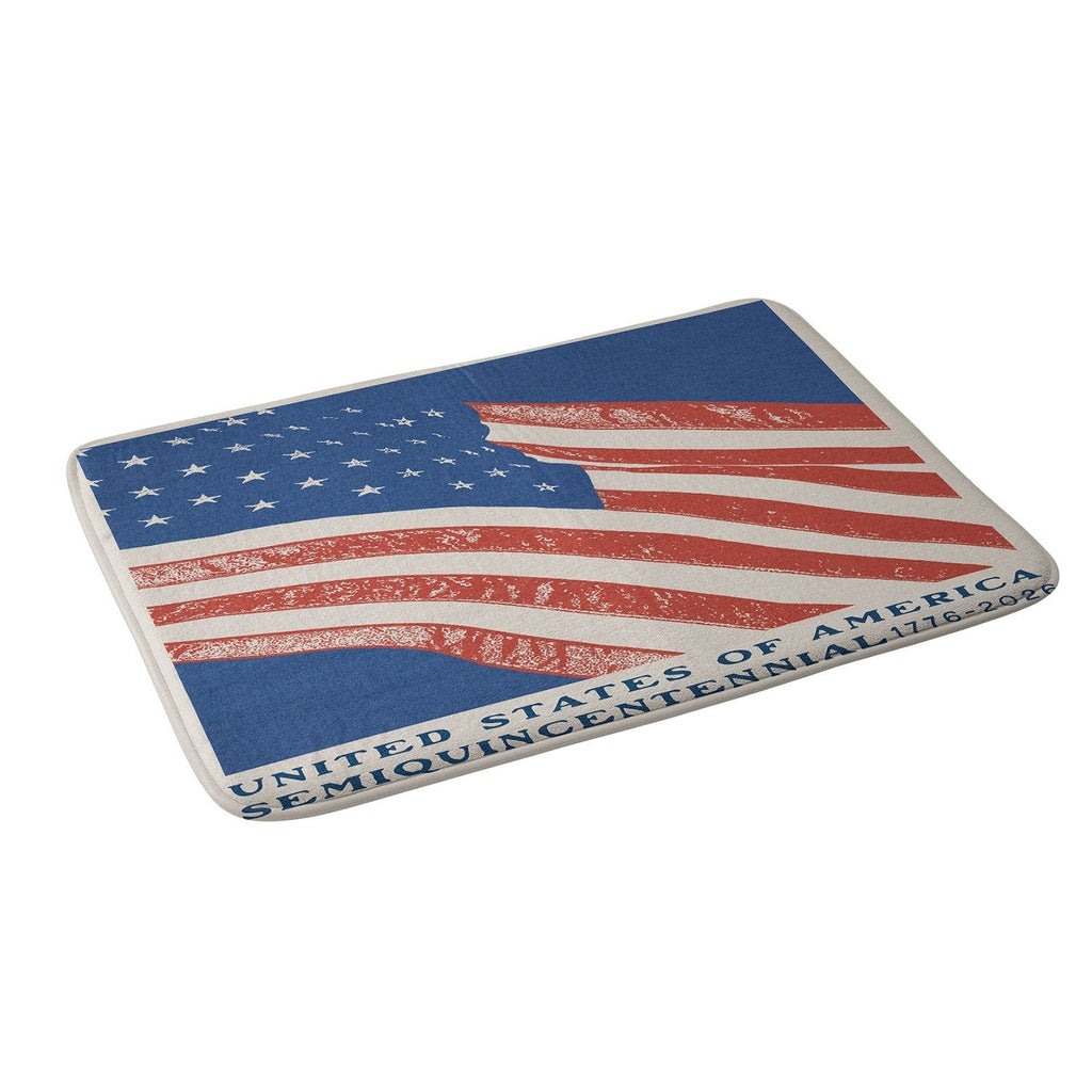 DENY Designs Stars n Stripes Semiquincentennial Memory Foam Bath Mat