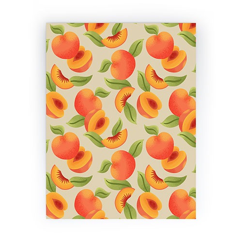 Jessica Molina Peach Pattern Mini Art Print
