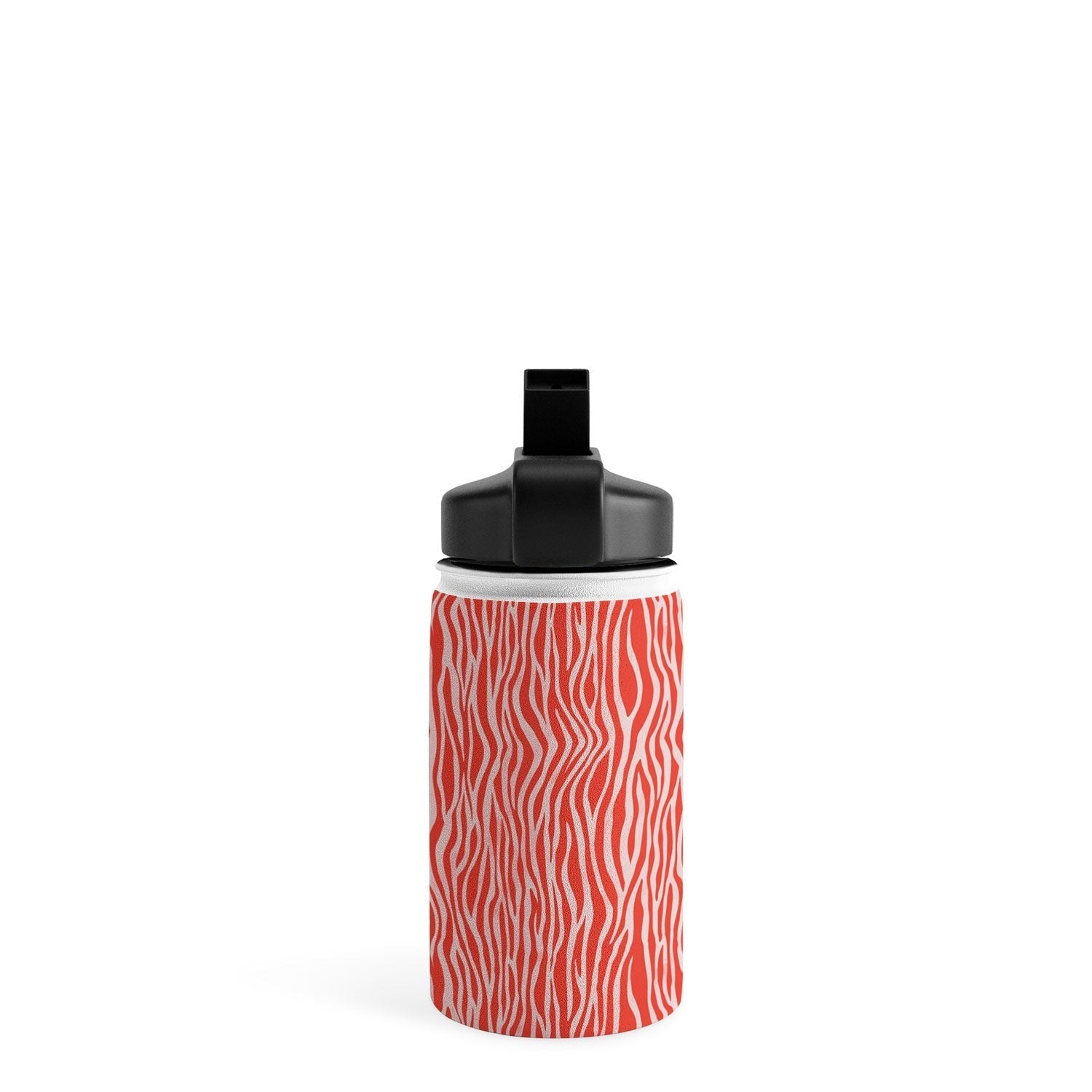 Avenie BR Red Zebra Stripe Water Bottle