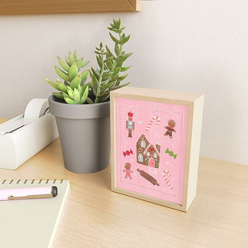 carriecantwell Sweet Christmas Holidays Framed Mini Art Print