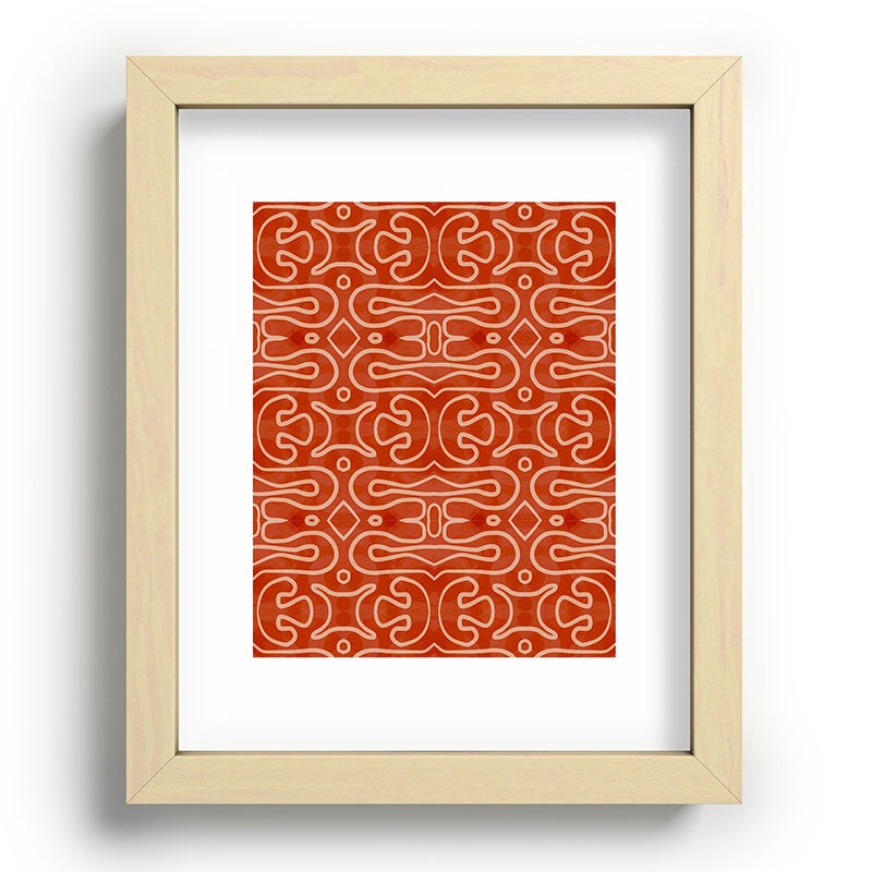 Mirimo Venexiana Burnt Orange Recessed Framing Rectangle