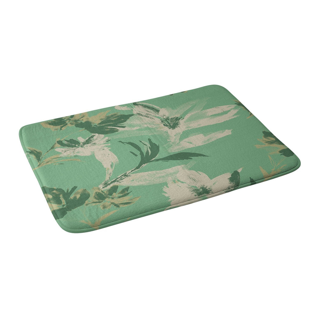 Gabriela Fuente Emma Green Memory Foam Bath Mat