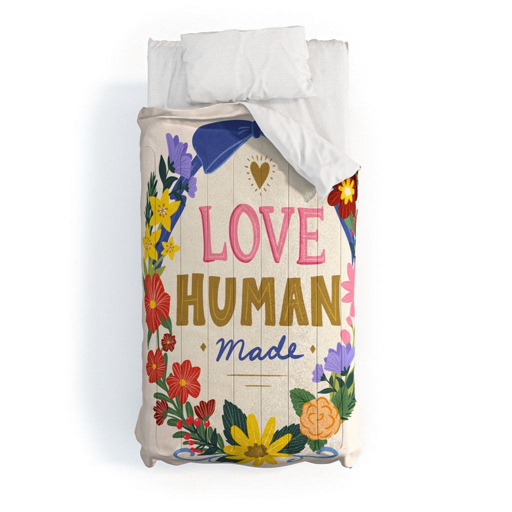 Design by Spark Love Human Made Floral Wreath Comforter