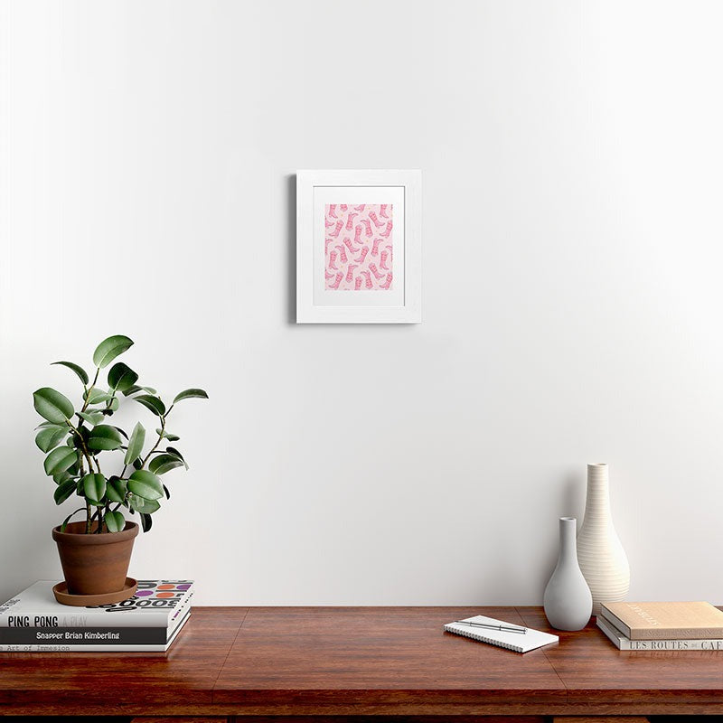 Love_Ryming Stars and Boots Framed Art Print