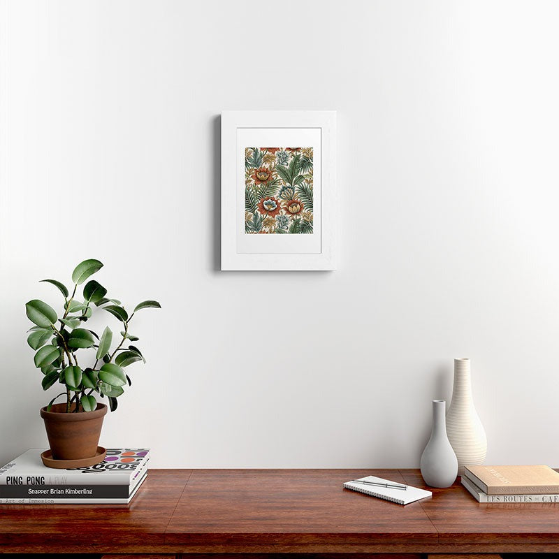 Marta Barragan Camarasa Retro Jungle Garden Framed Art Print