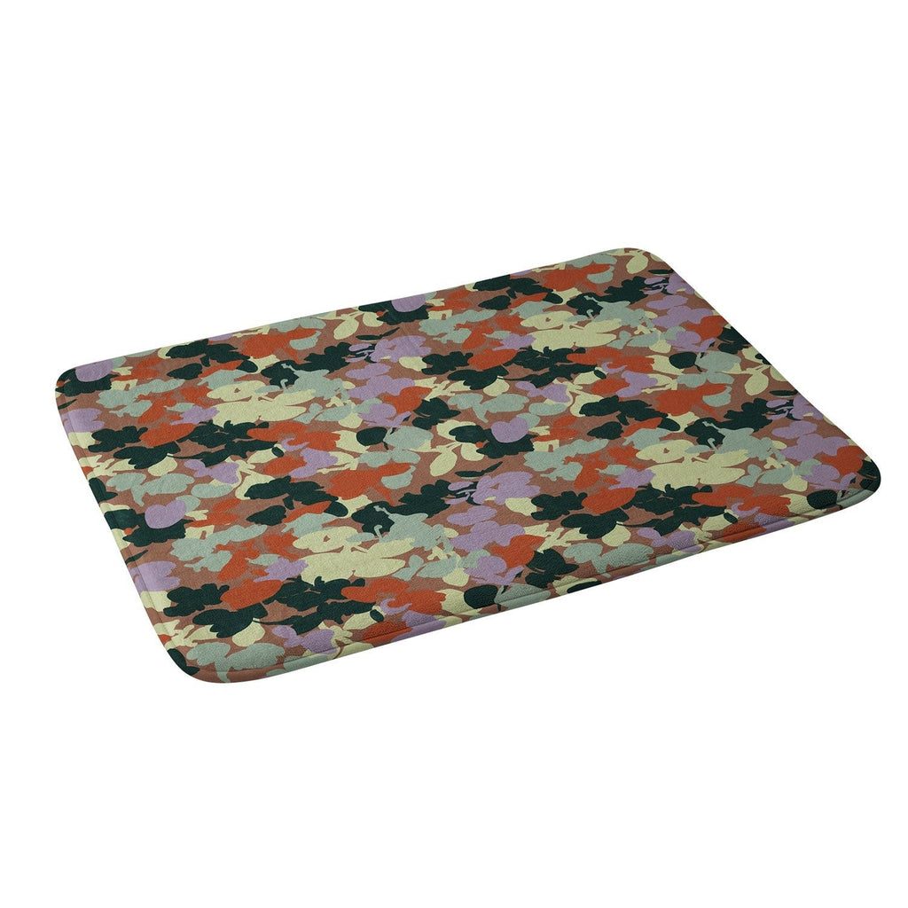 Marta Barragan Camarasa Retro Bloom Medley Memory Foam Bath Mat