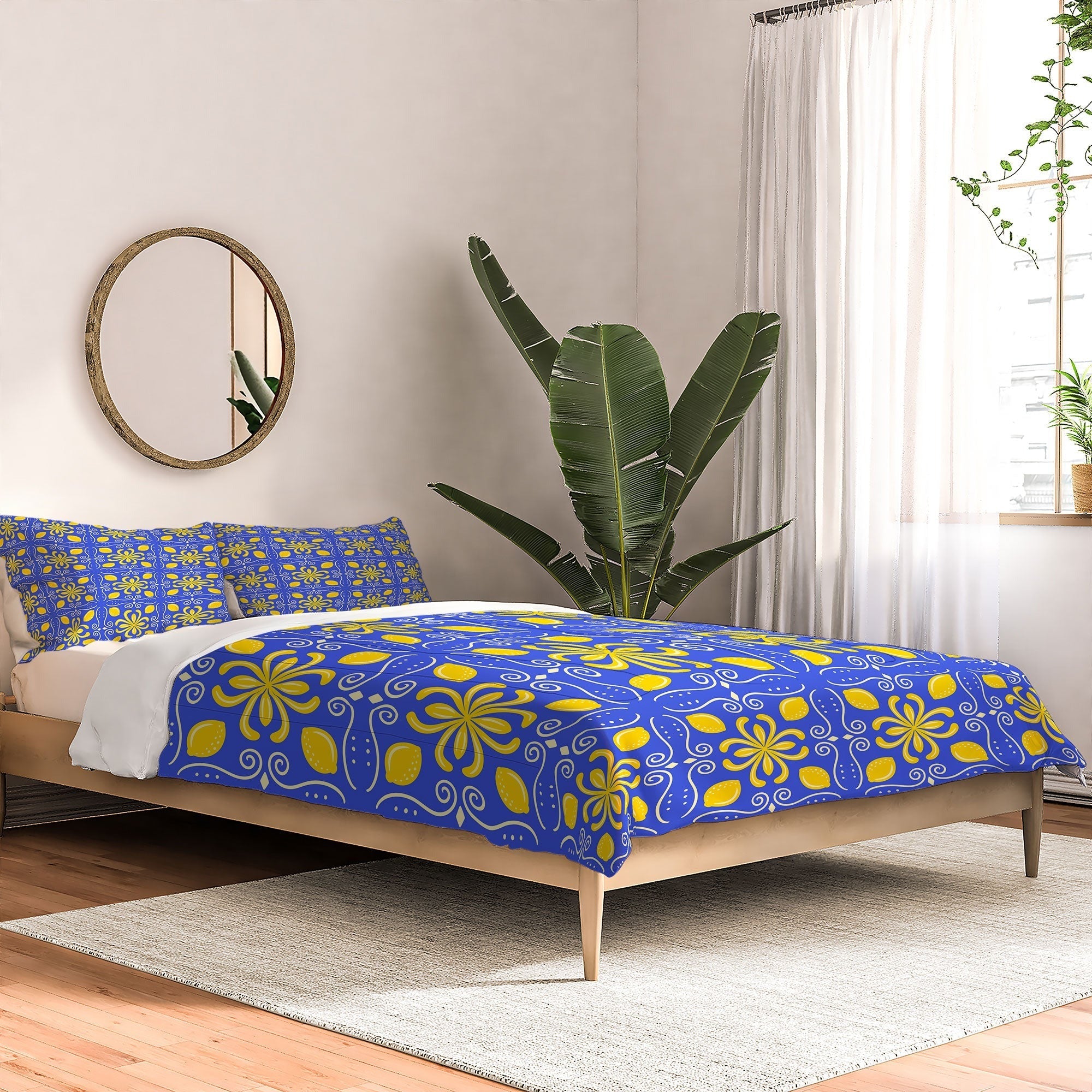 Design by Spark Dolce Vita Lemon Tile Comforter
