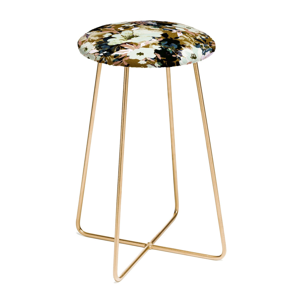 Marta Barragan Camarasa Romantic Floral Fusion Counter Stool