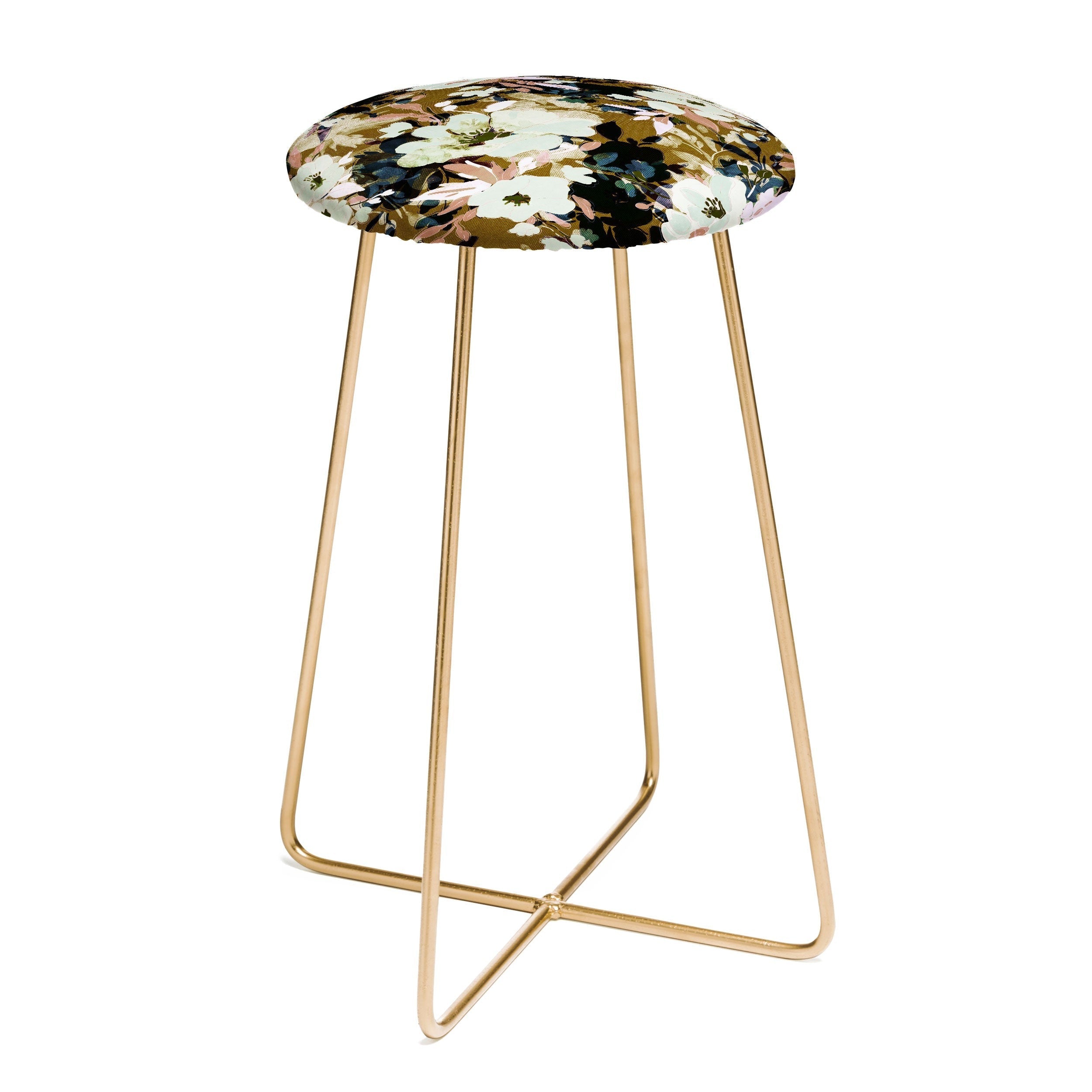 Marta Barragan Camarasa Romantic Floral Fusion Counter Stool