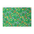 Pimlada Phuapradit Ditsy Spring Floral Green Welcome Mat