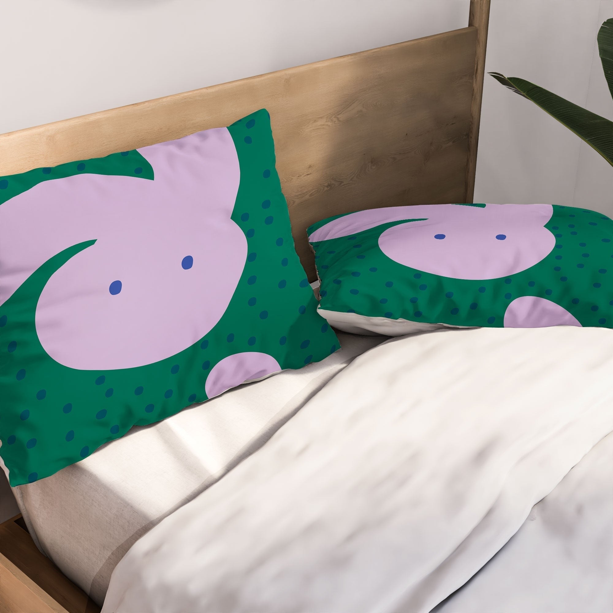 Camilla Foss Pebbles and Rabbit Pillow Shams