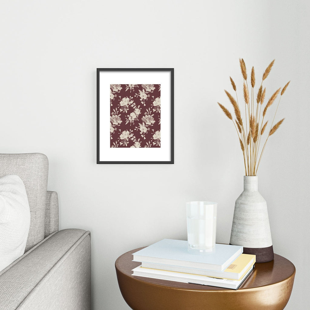 Marta Barragan Camarasa Antique Petal Romance Metal Framed Art Print