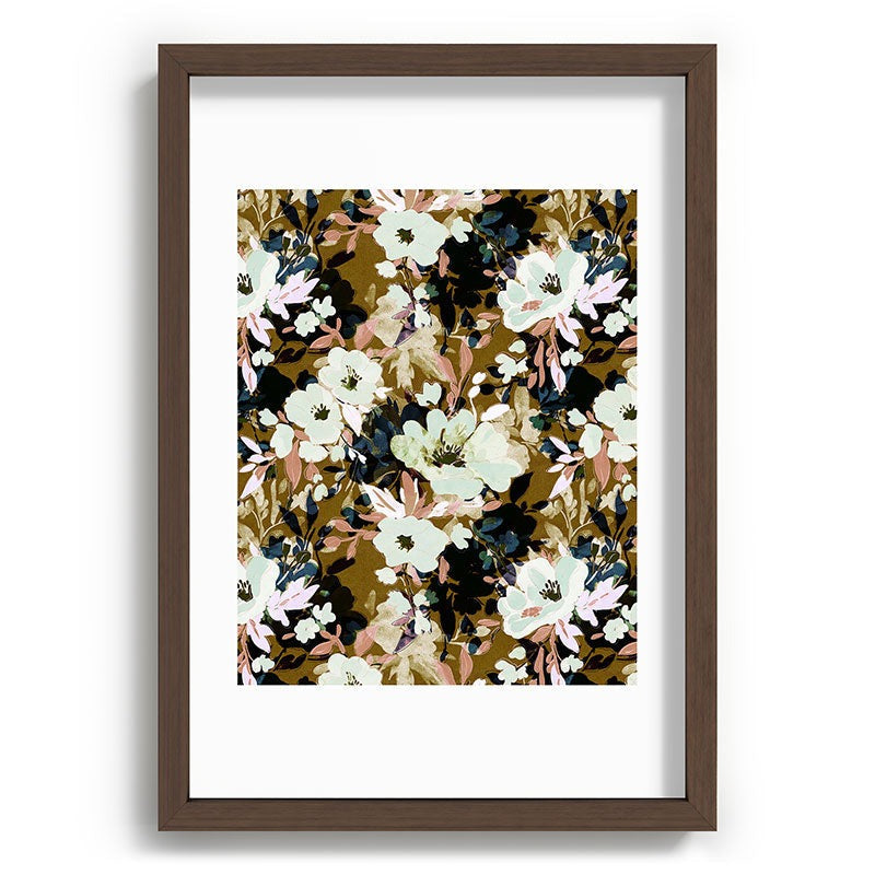 Marta Barragan Camarasa Romantic Floral Fusion Recessed Framing Rectangle